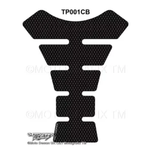 Motografix Graphics Tank Pad Universal Carbon TP001CB